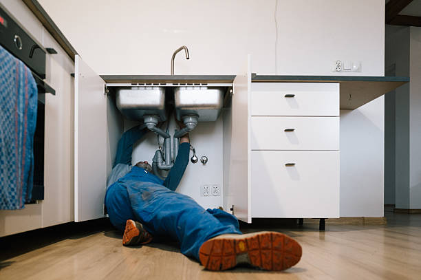 Professional Drain Cleaning technician working in Depoe Bay, OR